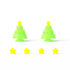 Aletas y Ojos de Árbol de Navidad para Sharkicks Pro